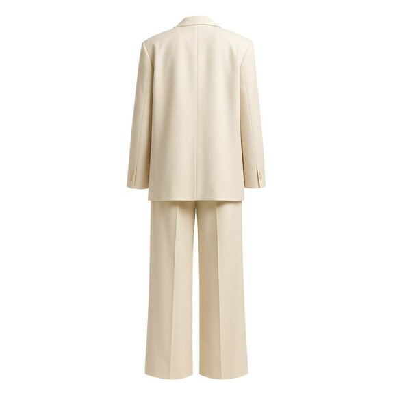 PRE-LOVED | Women's Cream Oversized Wedding Suit - Picture 3 of 3